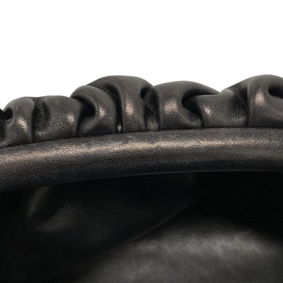 BOTTEGA VENETA Mini The Pouch - Black Leather Shoulder Bag 885-080725 - Picture 9 of 14